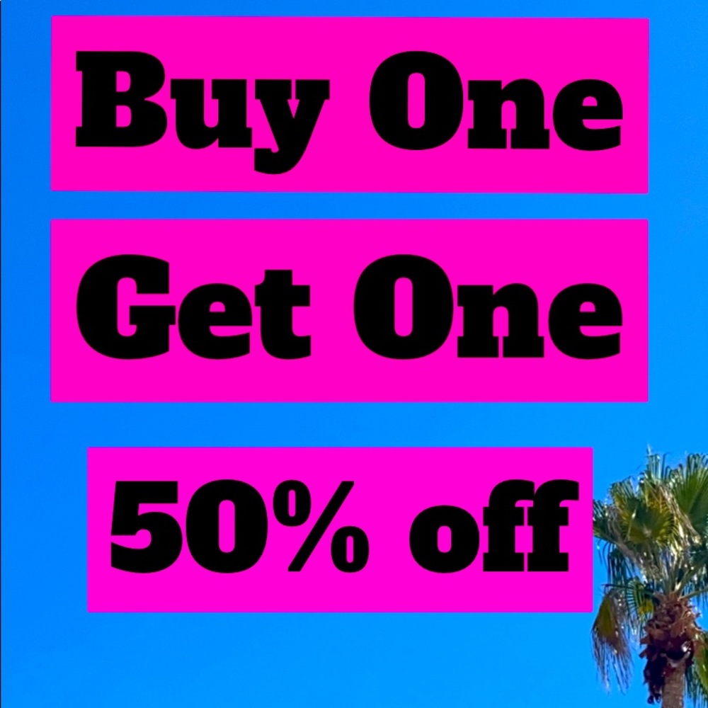 BOGO 50% off